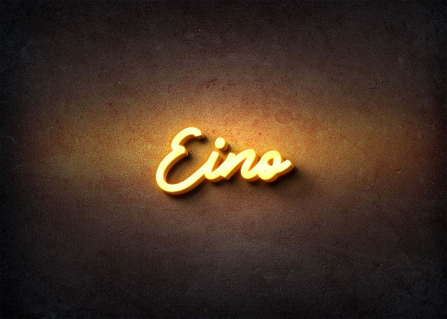 Free photo of Glow Name Profile Picture for Eino