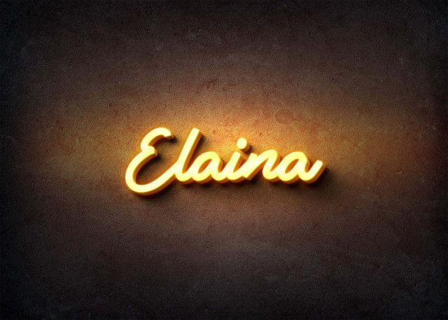 Free photo of Glow Name Profile Picture for Elaina