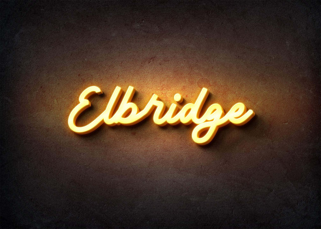 Free photo of Glow Name Profile Picture for Elbridge