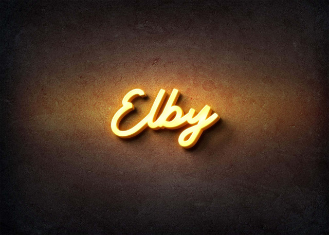 Free photo of Glow Name Profile Picture for Elby