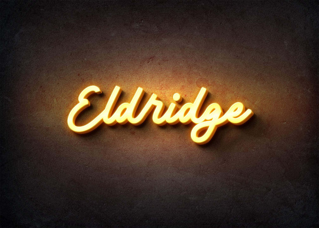 Free photo of Glow Name Profile Picture for Eldridge