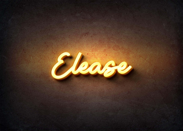 Free photo of Glow Name Profile Picture for Elease