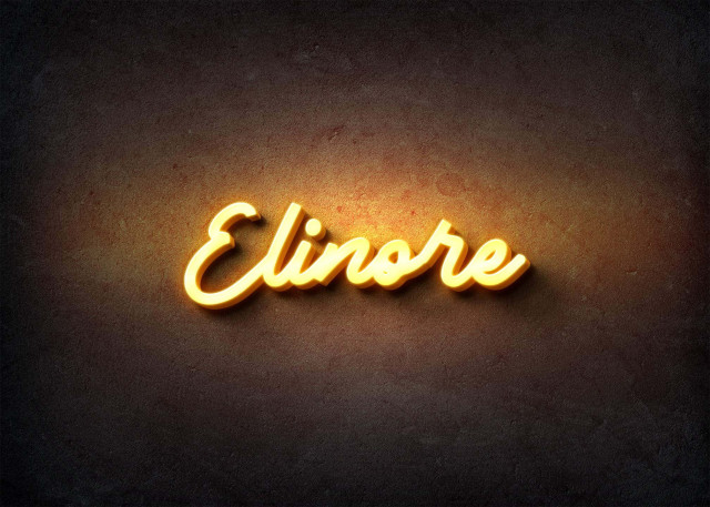 Free photo of Glow Name Profile Picture for Elinore