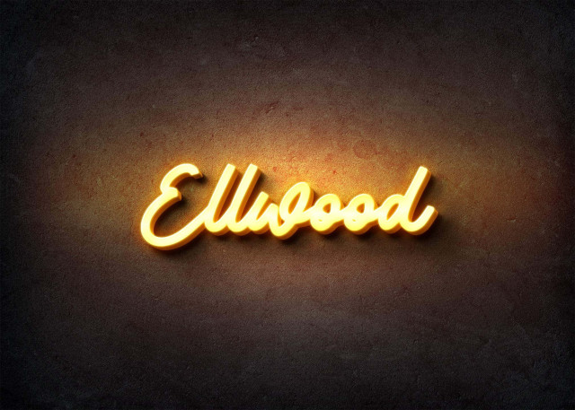Free photo of Glow Name Profile Picture for Ellwood
