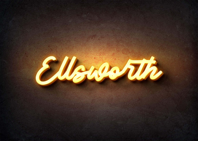 Free photo of Glow Name Profile Picture for Ellsworth