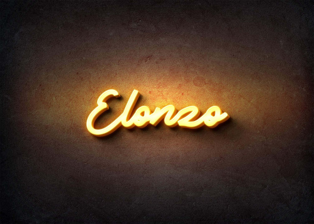 Free photo of Glow Name Profile Picture for Elonzo