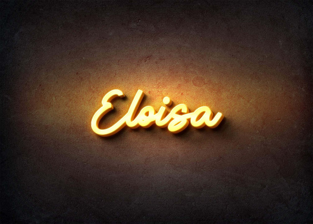 Free photo of Glow Name Profile Picture for Eloisa