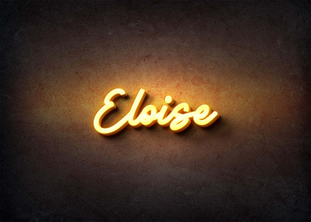 Free photo of Glow Name Profile Picture for Eloise