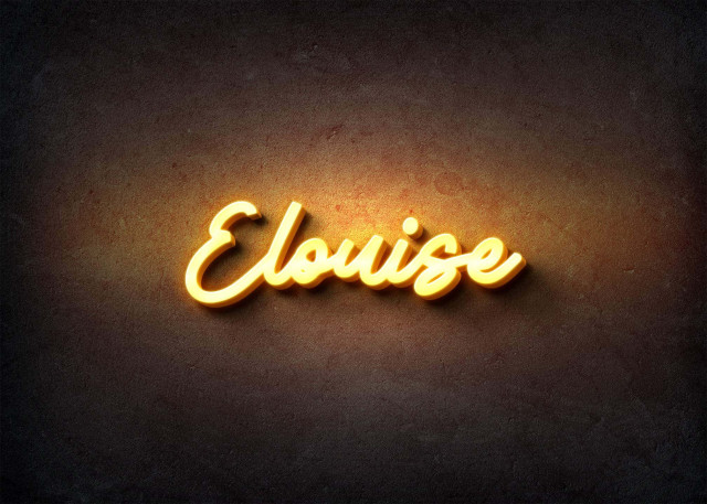 Free photo of Glow Name Profile Picture for Elouise