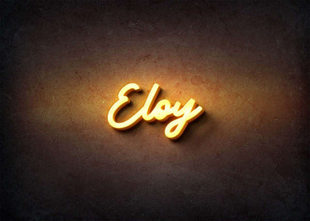 Free photo of Glow Name Profile Picture for Eloy