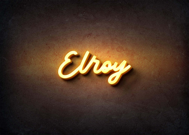 Free photo of Glow Name Profile Picture for Elroy
