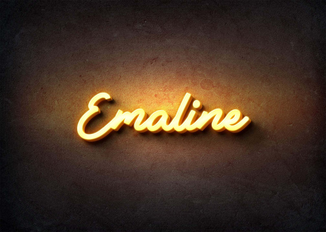 Free photo of Glow Name Profile Picture for Emaline