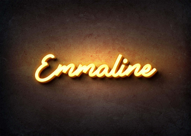 Free photo of Glow Name Profile Picture for Emmaline