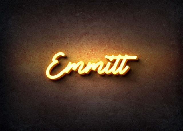 Free photo of Glow Name Profile Picture for Emmitt