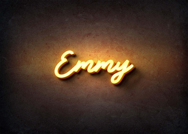 Free photo of Glow Name Profile Picture for Emmy