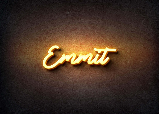 Free photo of Glow Name Profile Picture for Emmit