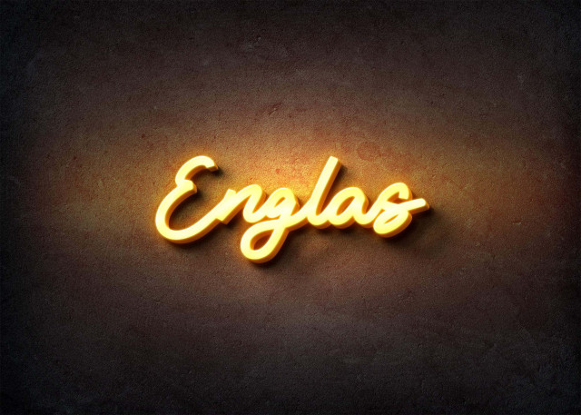 Free photo of Glow Name Profile Picture for Englas