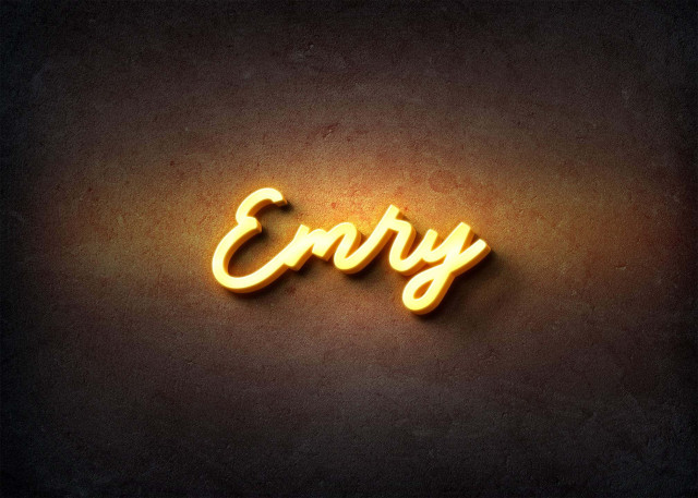 Free photo of Glow Name Profile Picture for Emry