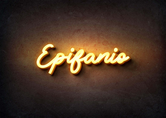 Free photo of Glow Name Profile Picture for Epifanio