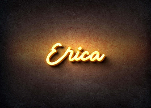 Free photo of Glow Name Profile Picture for Erica