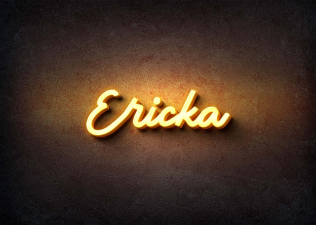 Free photo of Glow Name Profile Picture for Ericka