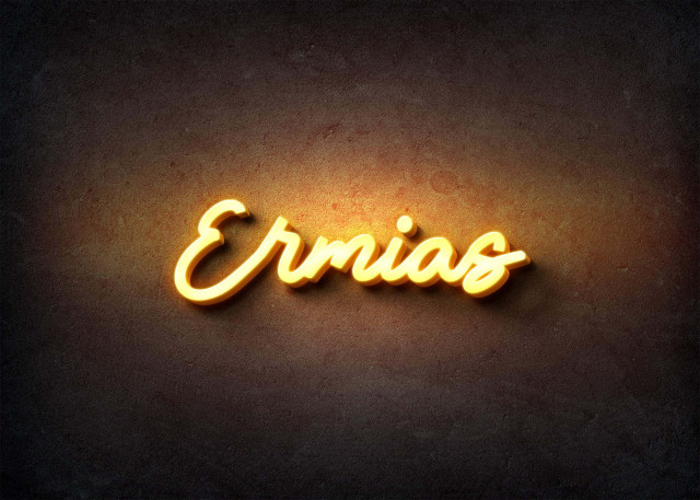 Free photo of Glow Name Profile Picture for Ermias
