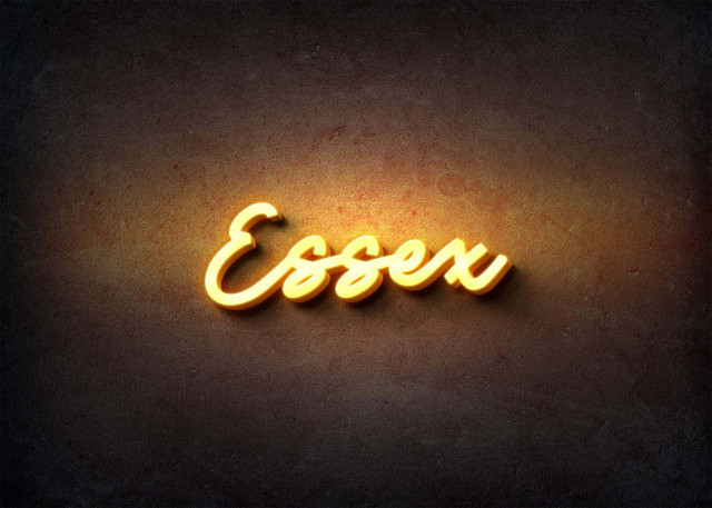 Free photo of Glow Name Profile Picture for Essex