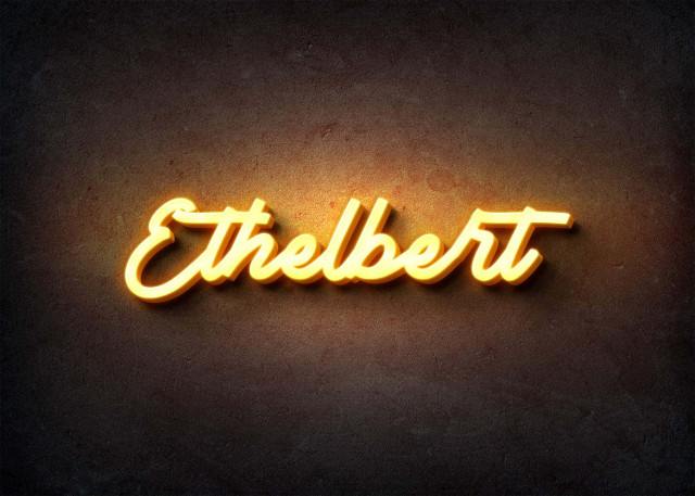 Free photo of Glow Name Profile Picture for Ethelbert