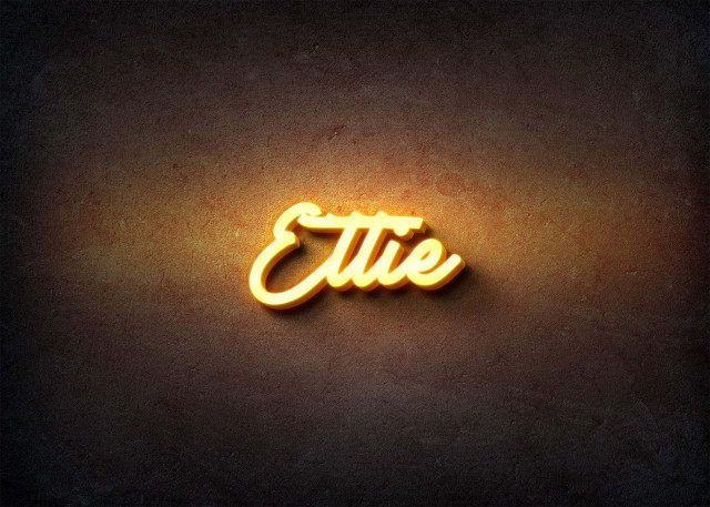 Free photo of Glow Name Profile Picture for Ettie
