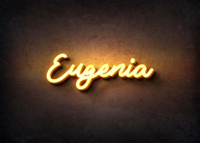 Free photo of Glow Name Profile Picture for Eugenia