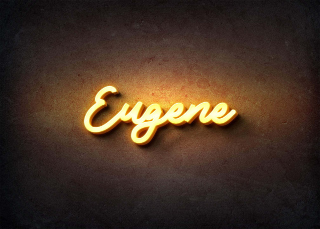 Free photo of Glow Name Profile Picture for Eugene