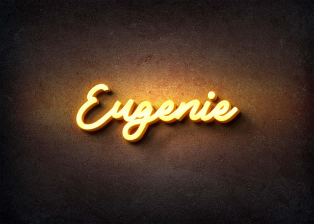 Free photo of Glow Name Profile Picture for Eugenie