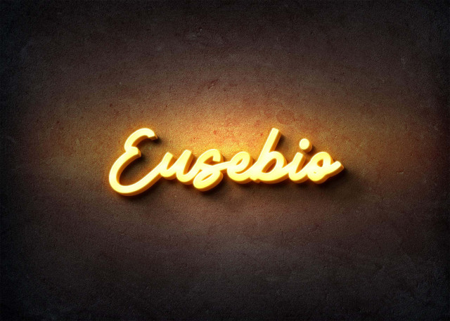 Free photo of Glow Name Profile Picture for Eusebio