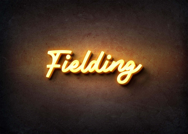 Free photo of Glow Name Profile Picture for Fielding