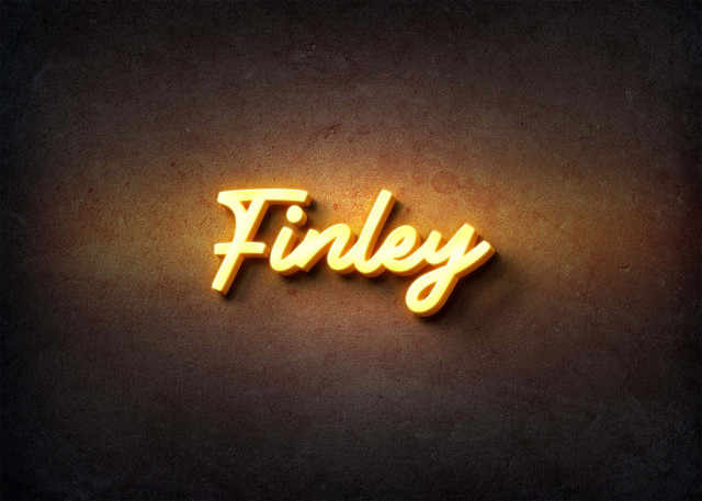 Free photo of Glow Name Profile Picture for Finley