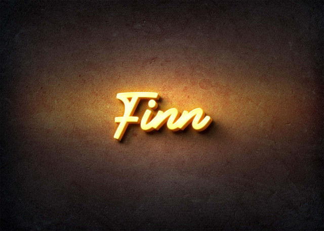 Free photo of Glow Name Profile Picture for Finn