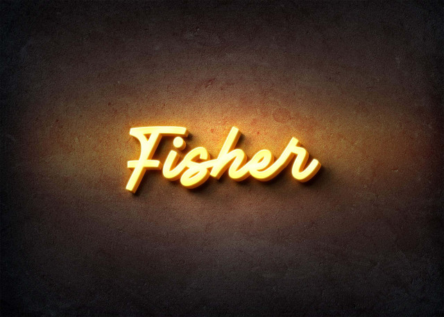 Free photo of Glow Name Profile Picture for Fisher