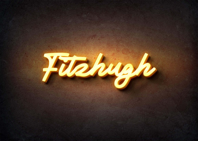 Free photo of Glow Name Profile Picture for Fitzhugh