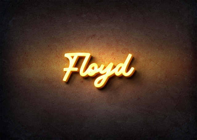 Free photo of Glow Name Profile Picture for Floyd