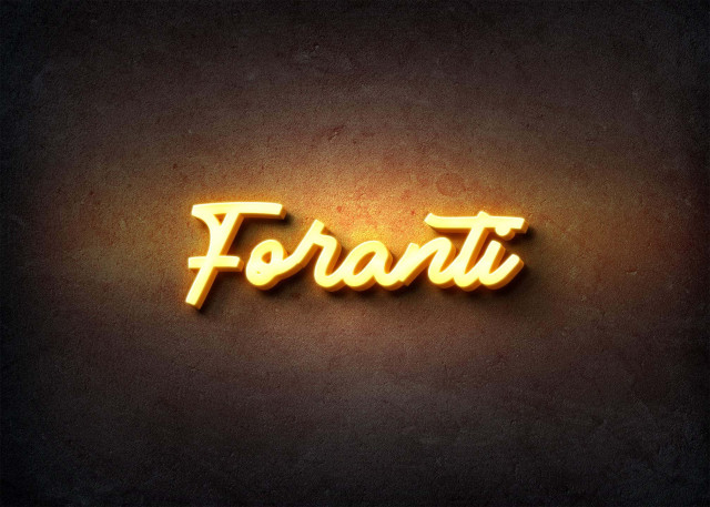 Free photo of Glow Name Profile Picture for Foranti