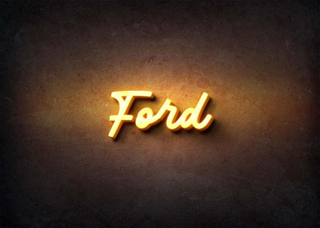 Free photo of Glow Name Profile Picture for Ford