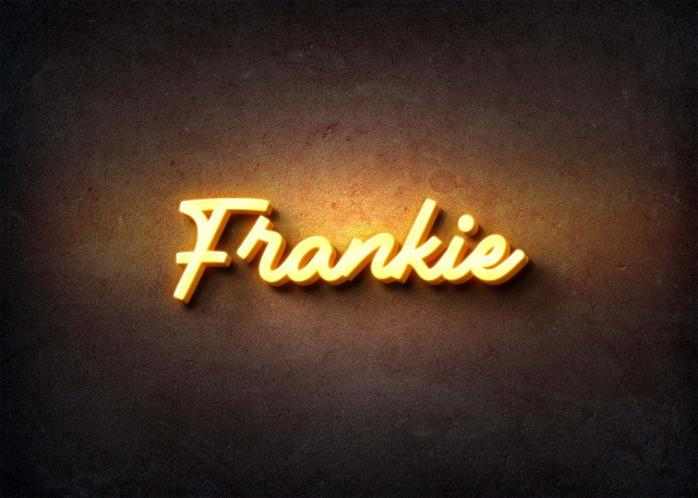 Free photo of Glow Name Profile Picture for Frankie