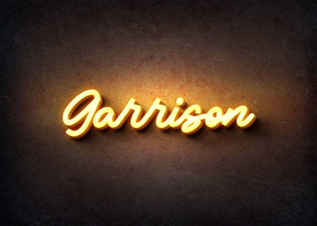 Free photo of Glow Name Profile Picture for Garrison