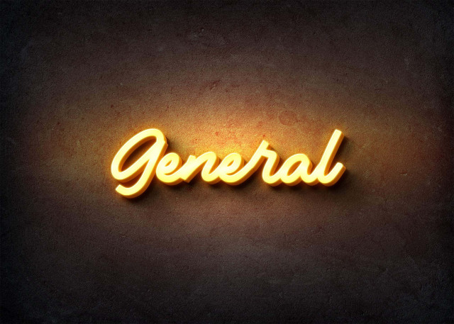 Free photo of Glow Name Profile Picture for General