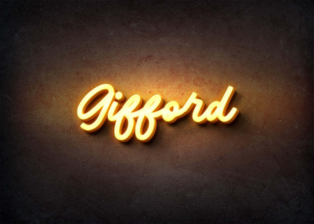 Free photo of Glow Name Profile Picture for Gifford