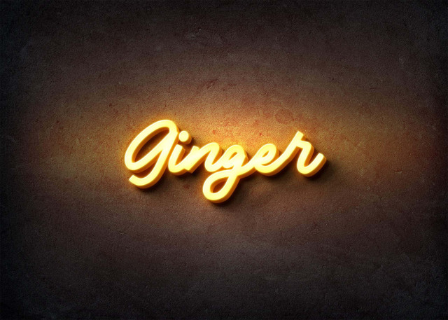 Free photo of Glow Name Profile Picture for Ginger