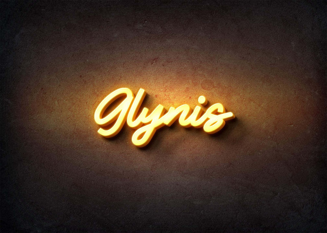 Free photo of Glow Name Profile Picture for Glynis