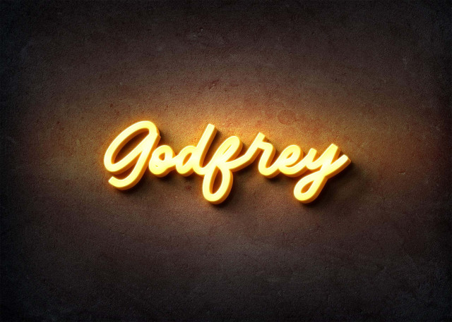 Free photo of Glow Name Profile Picture for Godfrey