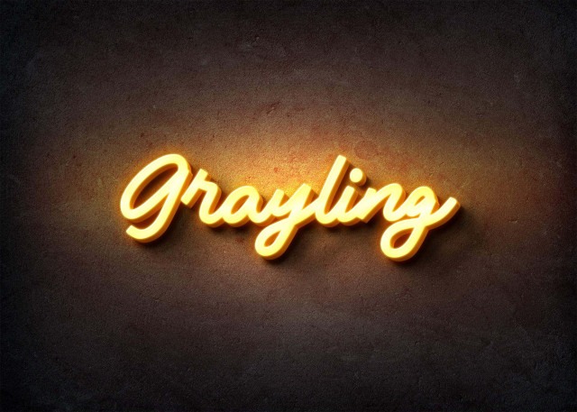 Free photo of Glow Name Profile Picture for Grayling