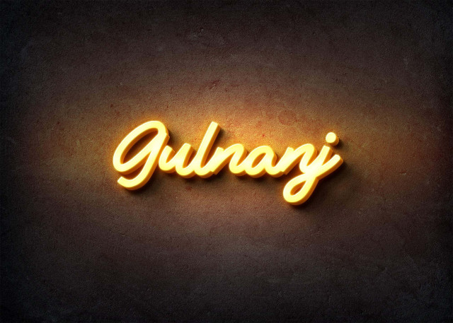 Free photo of Glow Name Profile Picture for Gulnanj